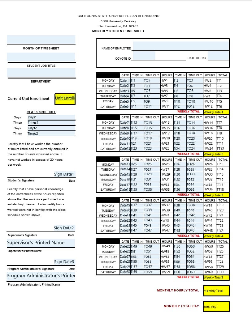 Timesheet ToolImage